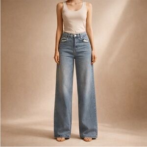 Gap High Rise Stride Ankle Jeans | Regenerative Cotton Size 12R